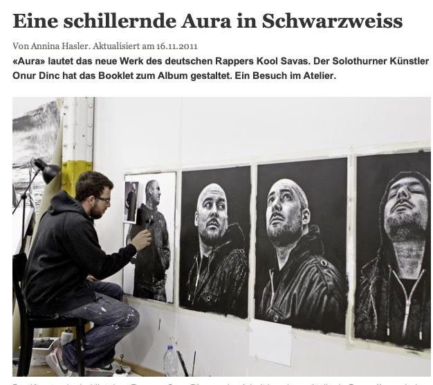 Eine schillernde Aura in Schwarzweiss