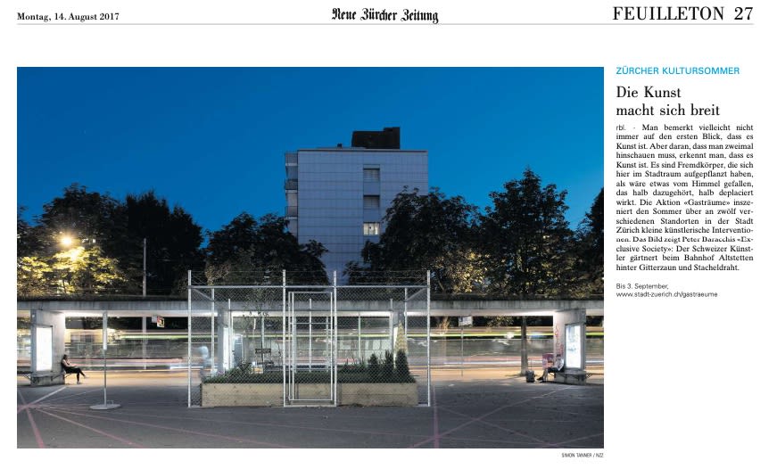 Die Kunst macht sich breit