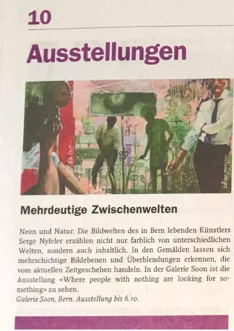 Serge Nyfeler Berner Kulturagenda