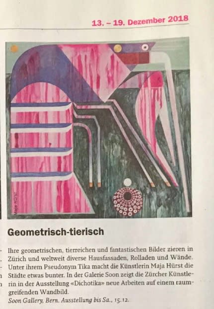 Maja Hürst bei Galerie SOON - DICHOTIKA