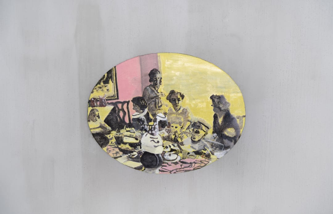 Norman Hyams: Vermilion Tablecloth