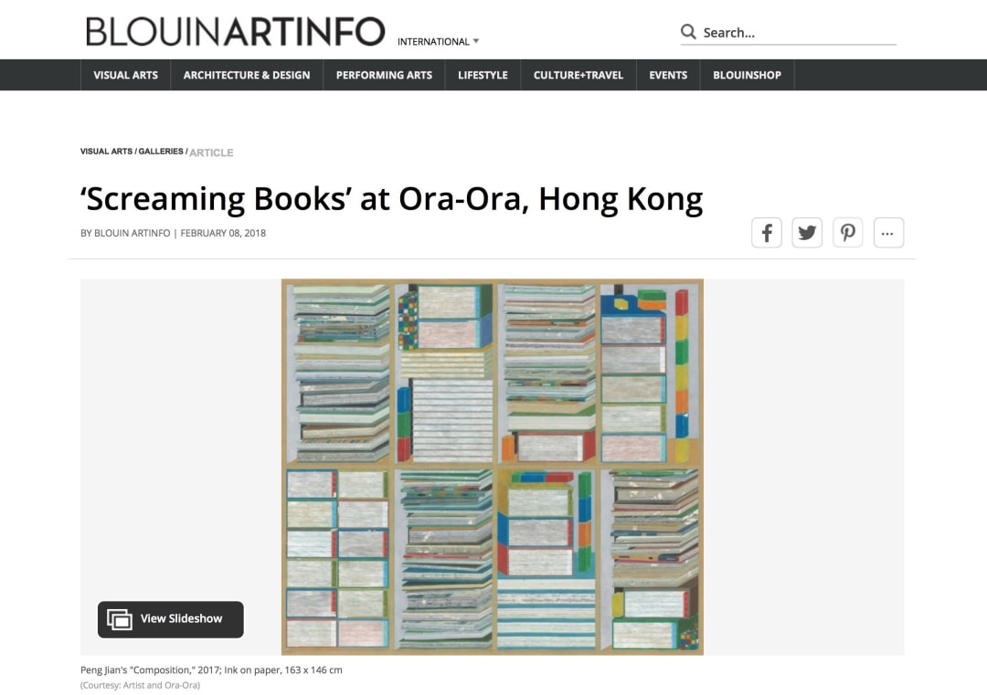 ‘Screaming Books’ at Ora-Ora, Hong Kong