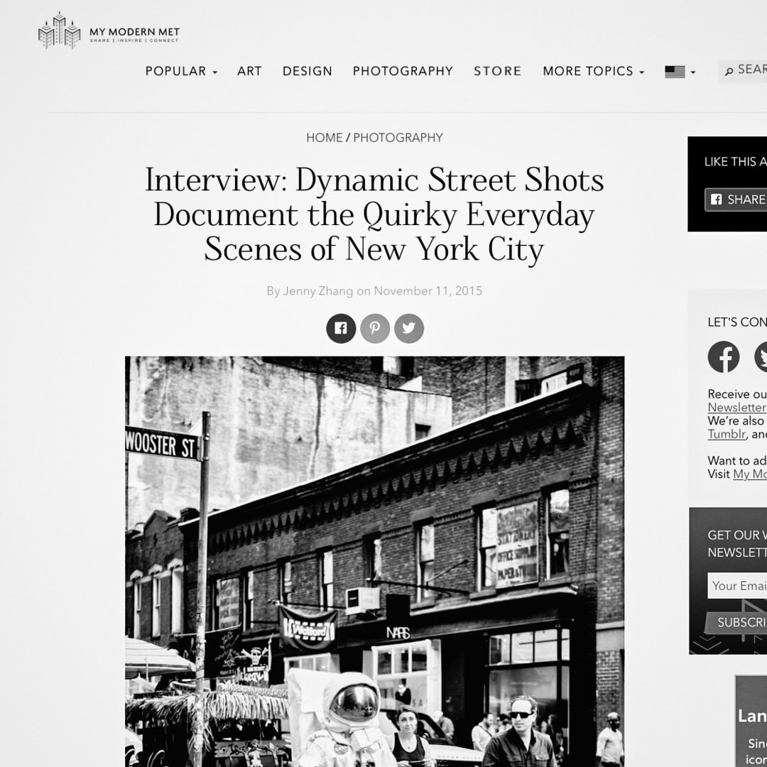 MY MODERN MET: INTERVIEW: DYNAMIC STREET SHOTS DOCUMENT THE QUIRKY EVERYDAY SCENES OF NEW YORK CITY