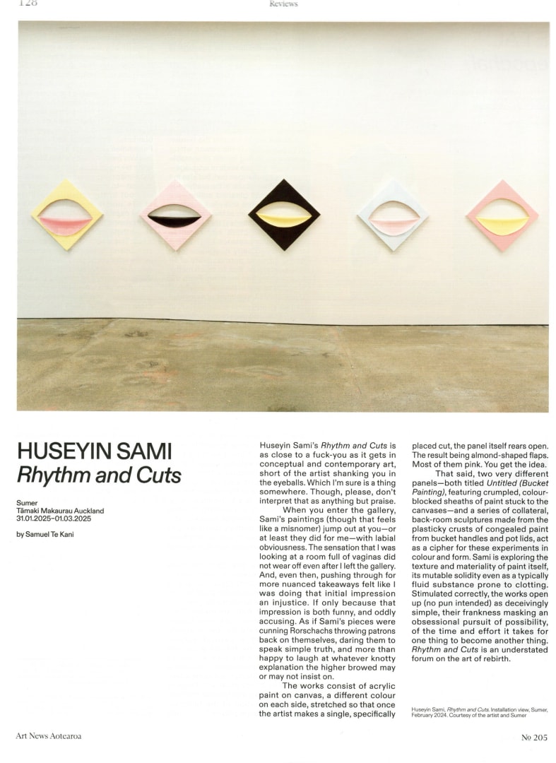 Huseyin Sami, Rhythm and cuts