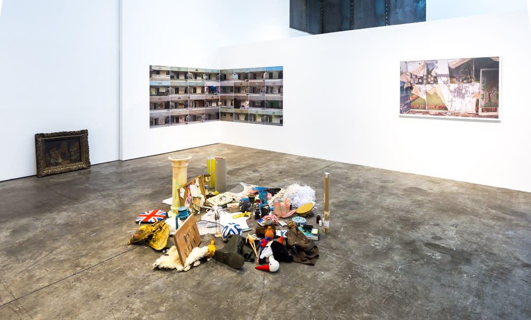 Installation view, Al Sawaber, 2017