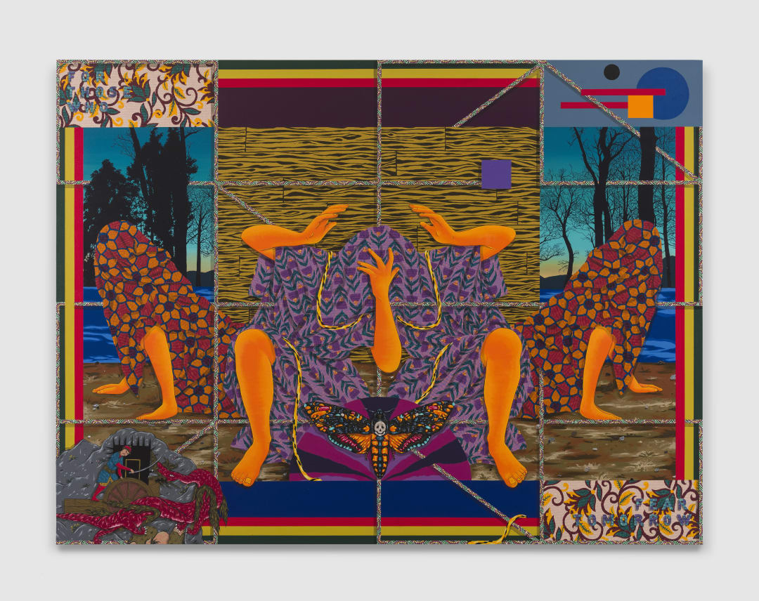 Amir H. Fallah, For Those Who Fear Tomorrow, 2022, Acrylic on canvas, 182.9 x 243.8 cm.