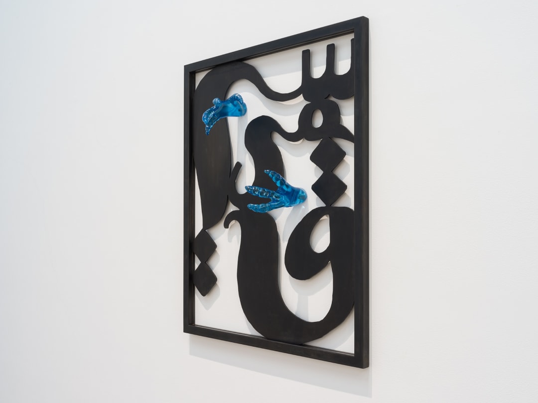 Installation View, Slavs and Tatars, Simurgh Self-Help, 2025, The Third Line. Photo: Altamash Urooj.