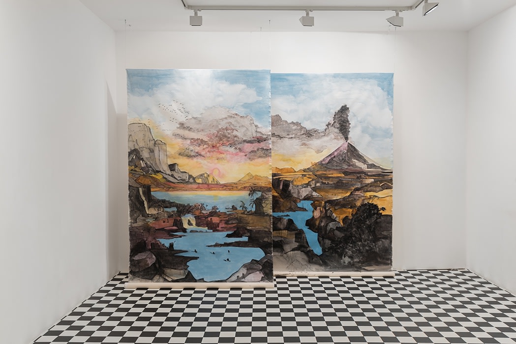 Installation view of Pamela Phatsimo Sunstrum, Diorama