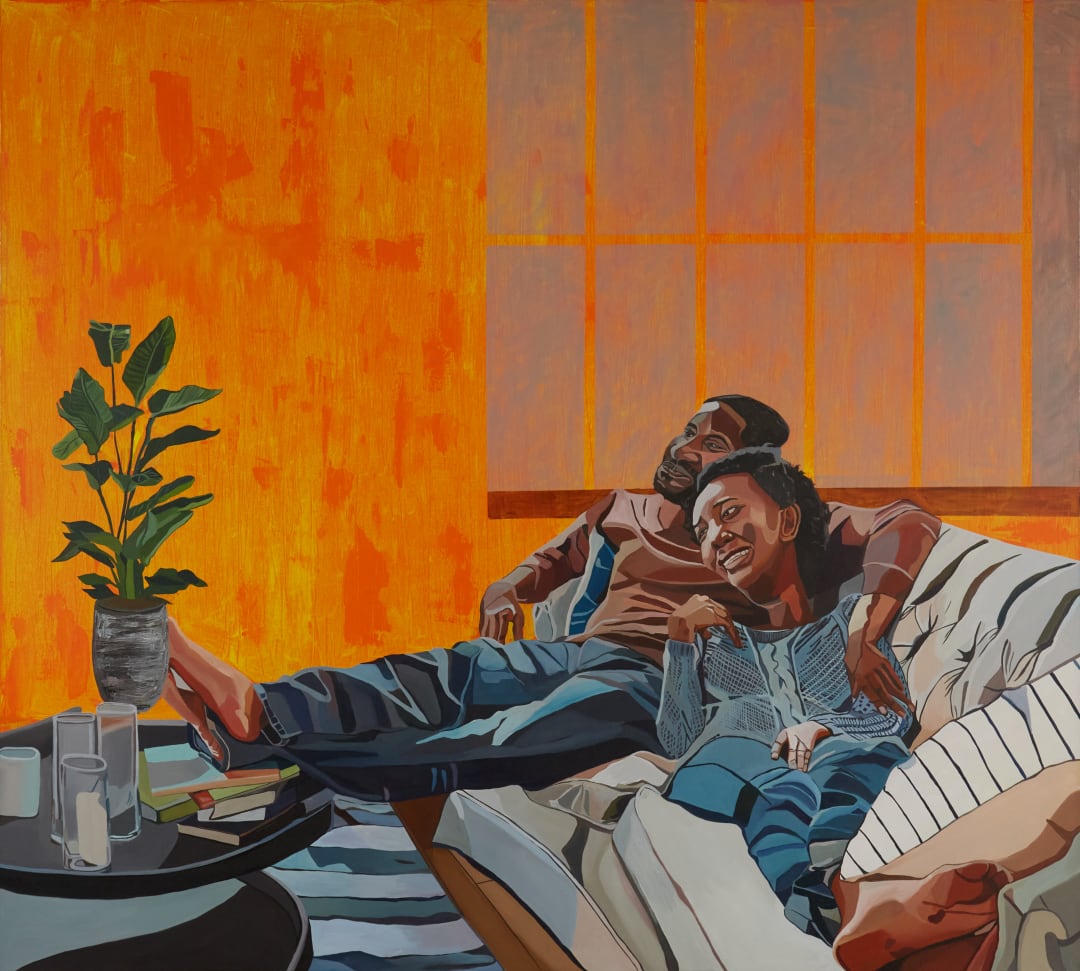 Joy Labinjo in Roots in the Sky Exhibition at HOME Manchester curated by Tunji Adeniyi-Jones