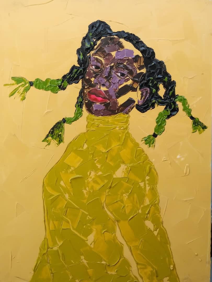 Gorgeous Look (2021), 102x76cm