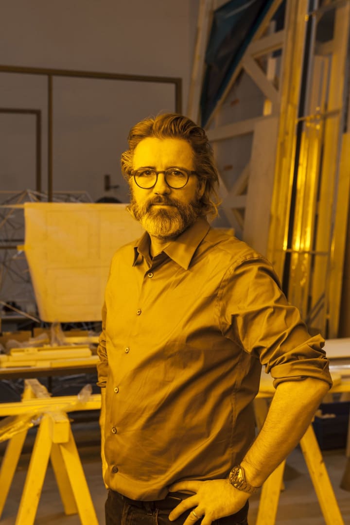 Olafur Eliasson. Photo by Runa Maya Mørk Huber / Studio Olafur Eliasson. © 2017 Olafur Eliasson.