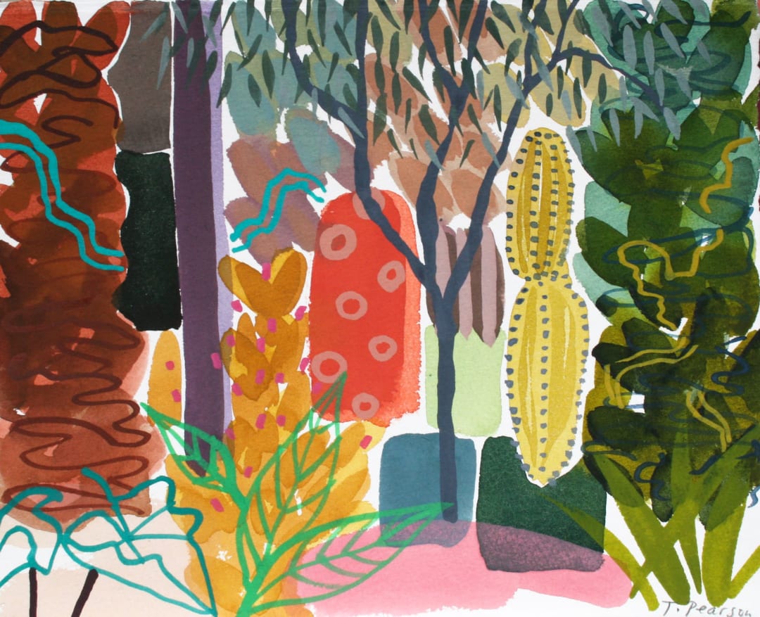 Tessa Pearson ARWS, 'Magic Cactus Garden'
