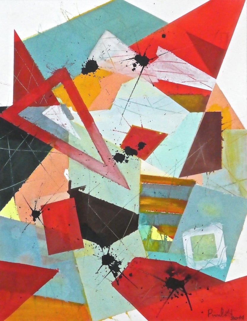 Geoffrey Pimlott RWS, Assymetric Red
