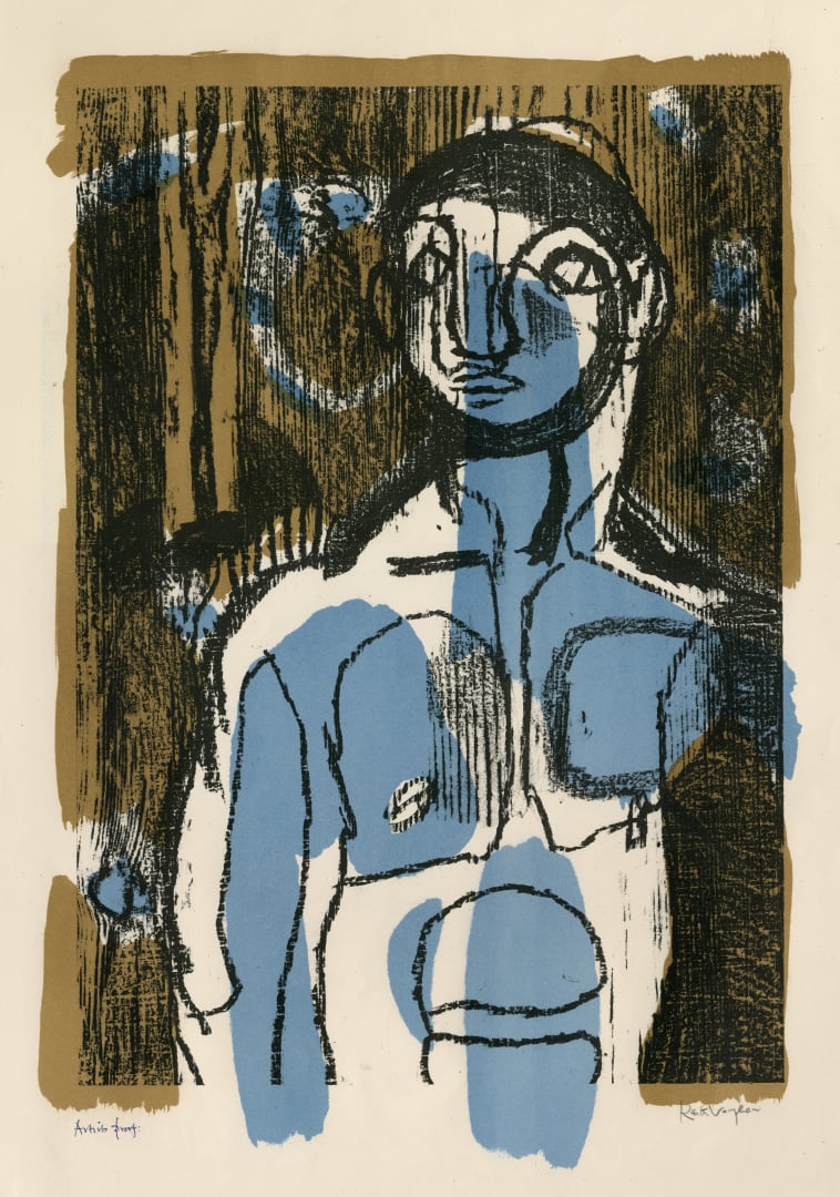 (iii) The Woodman Blue Boy Keith Vaughan (1912-77) Lithograph 465mm x 315mm 1949 Published by Miller’s Press, © Estate of Keith Vaughan