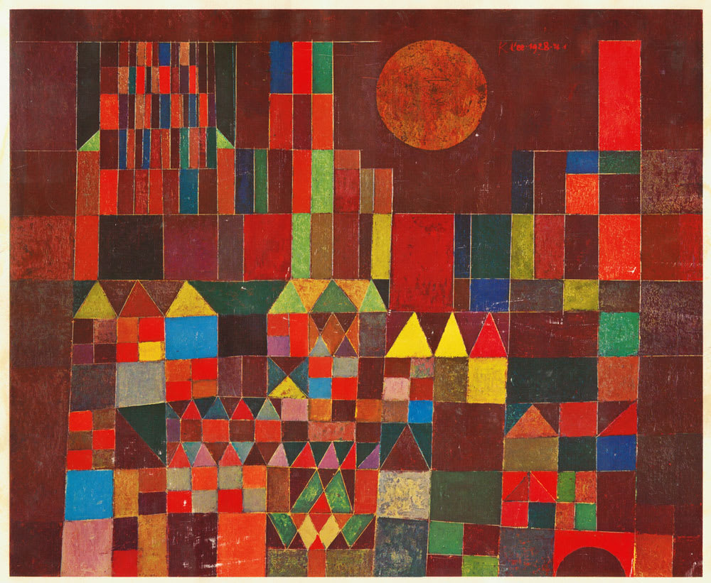 Paul Klee Castle and Sun, 1928