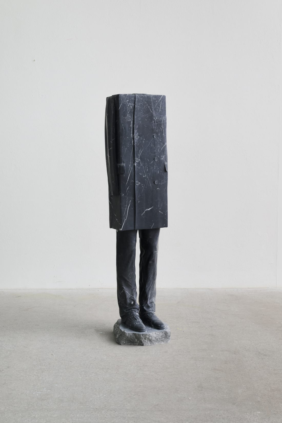 Erwin Wurm Deputy (Box People), 2025 Marble 200 × 50 × 65 cm (78.74 × 19.69 × 25.6 in)