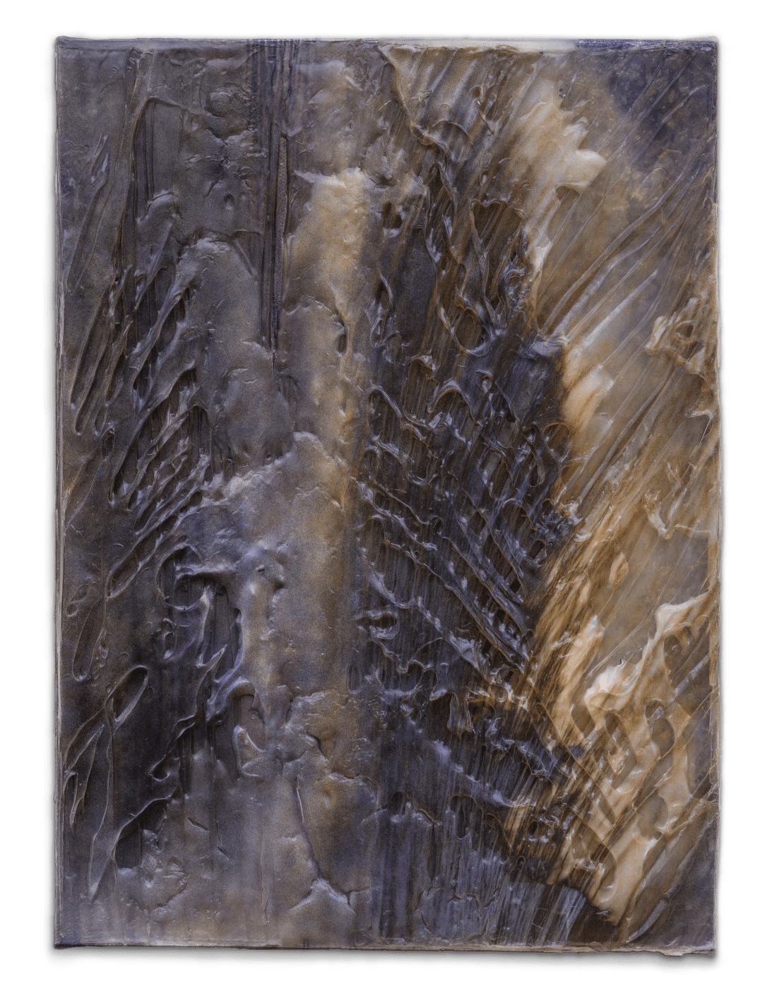 Heemin Chung The Scorched Sea, 2025 Acrylic, gel medium and UV print on canvas 34 x 24 cm (13.39 x...