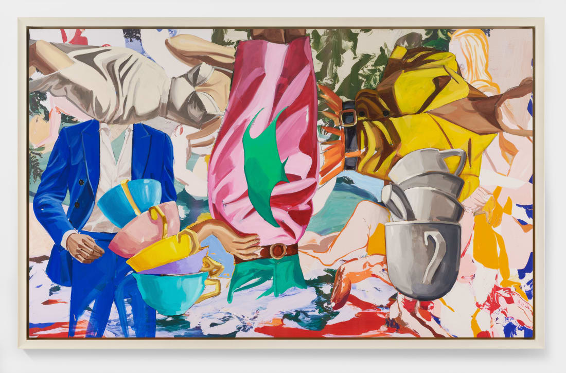 David Salle Two Stacks, 2025