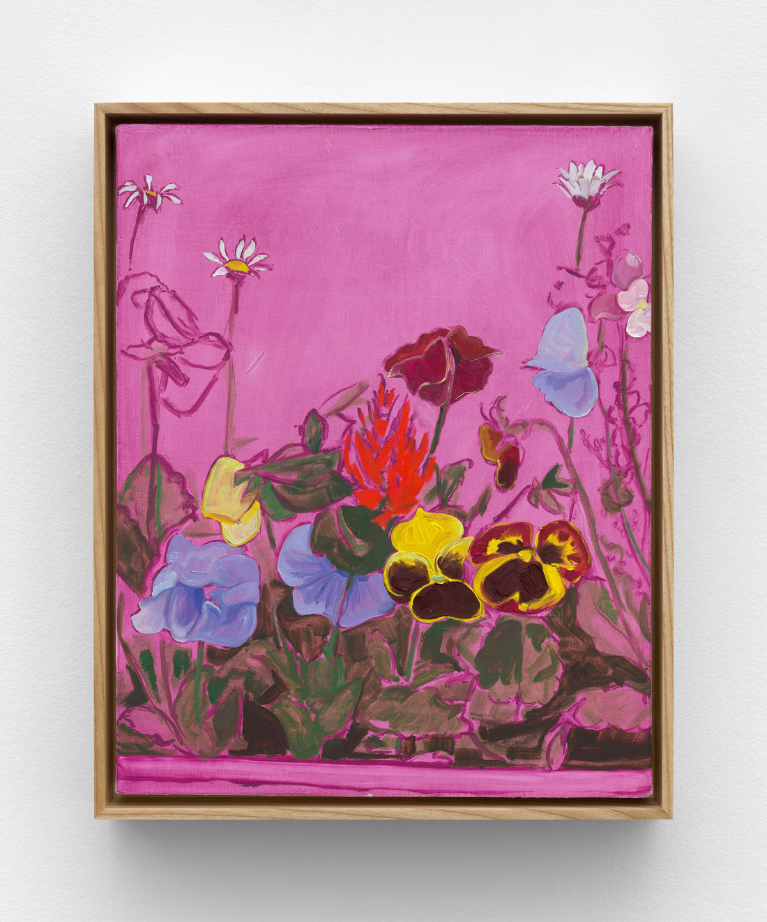 Jordan Casteel, Garden (Pansy), 2023
