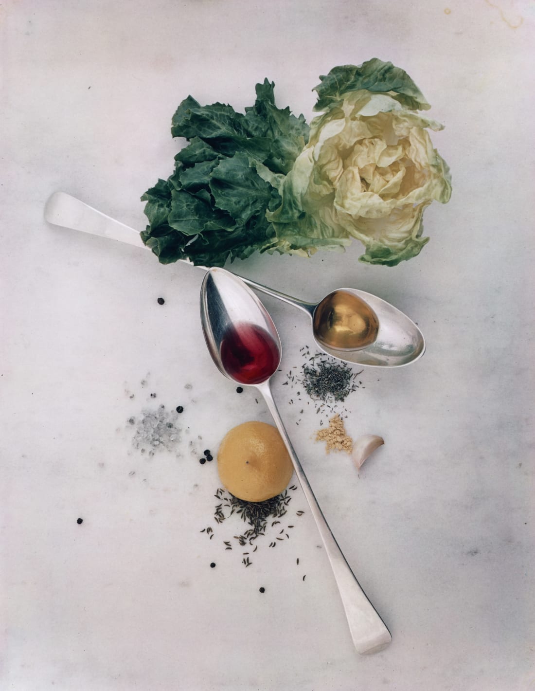 Irving Penn, Salad Ingredients (1947); Still Life at Thaddaeus Ropac Paris Marais 2019