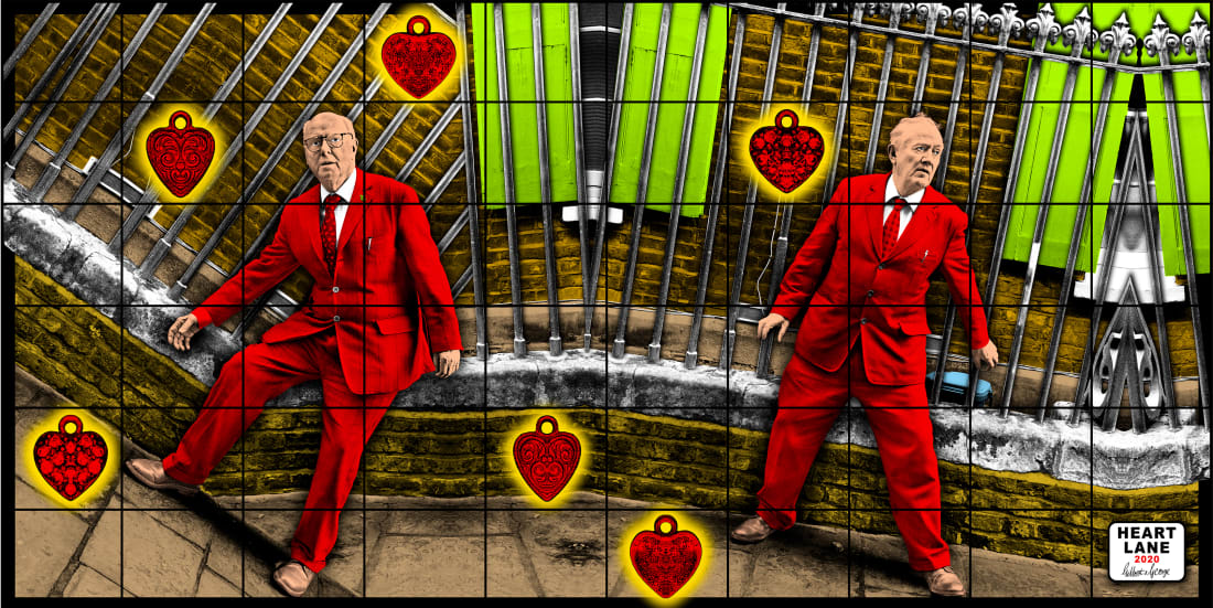 Gilbert & George, Heart Lane, 2020