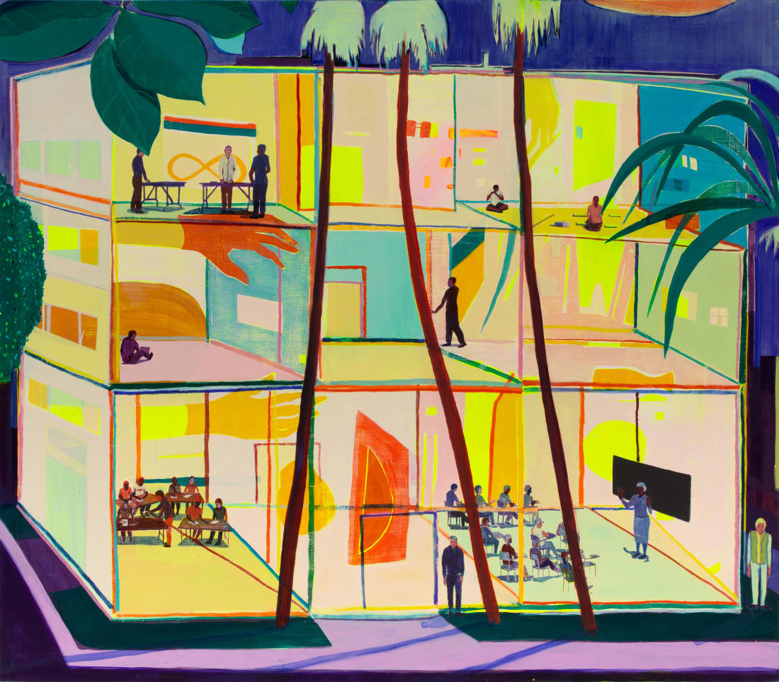 Jules de Balincourt, An Island To Be Titled, 2020 | Thaddaeus Ropac