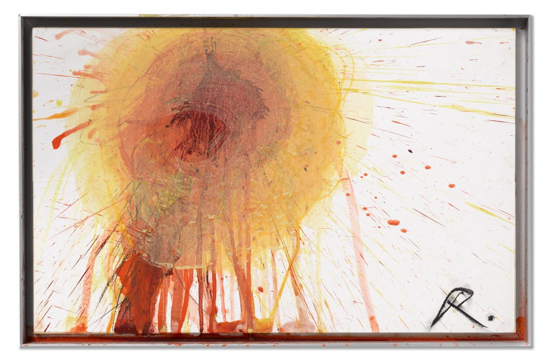 Arnulf Rainer, Blume, 1997