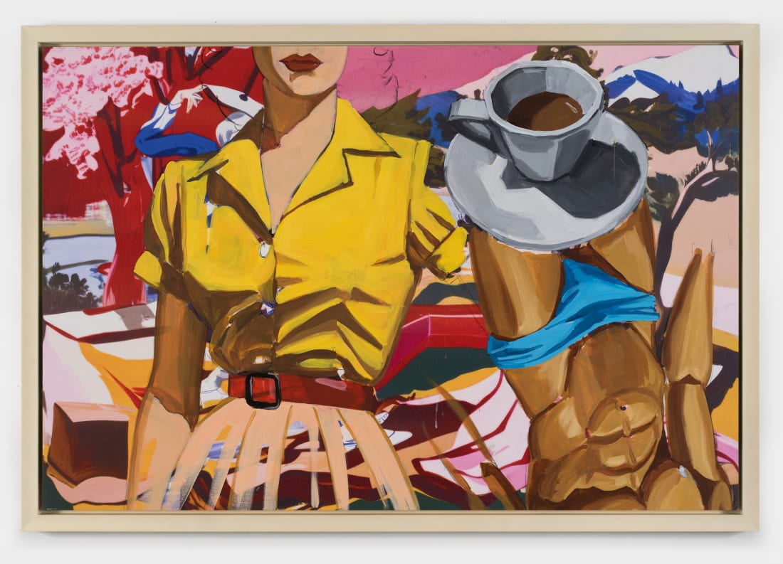 David Salle Blue Trunks, 2025