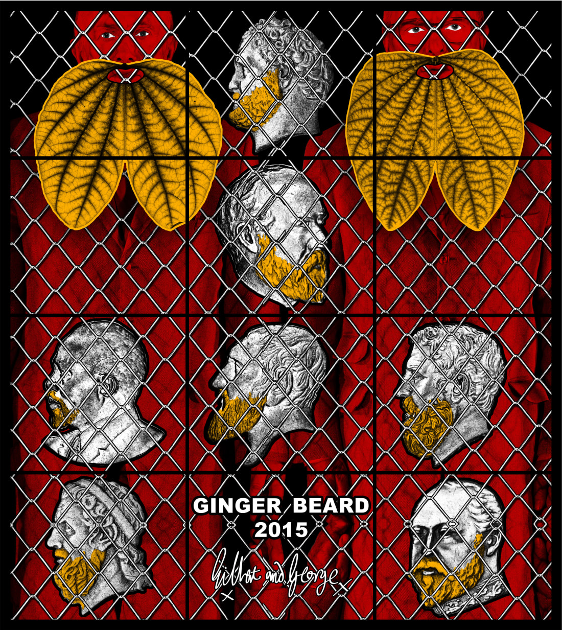 Gilbert & George, GINGER BEARD, 2015