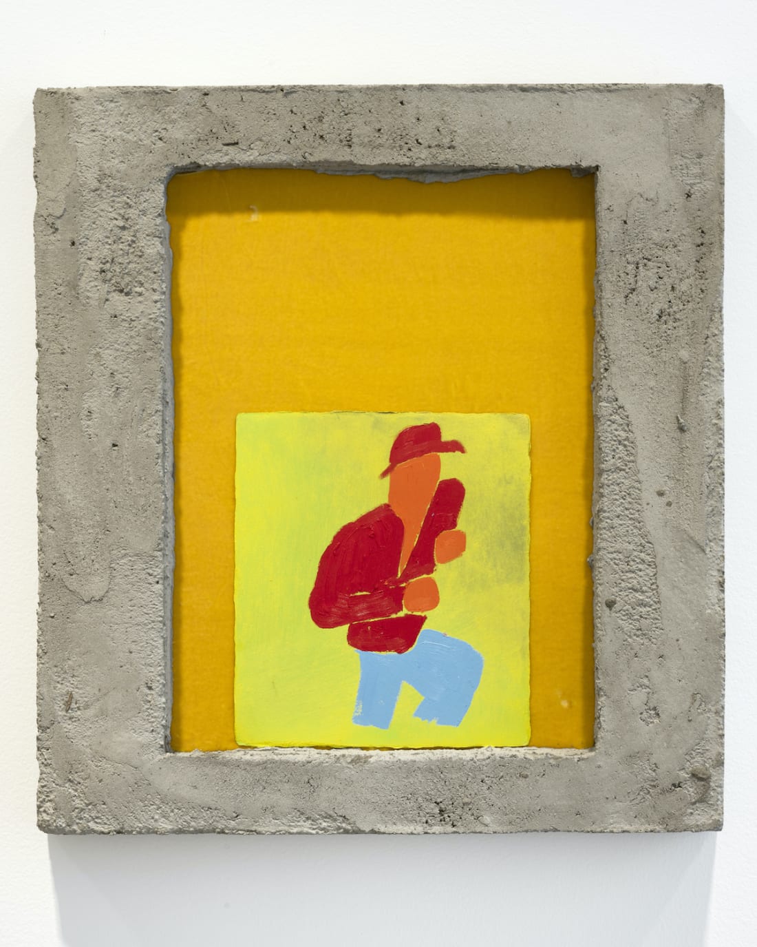 Alvaro Barrington, Poison, 2021. Velvet, concrete, wood, mixed media on burlap paper. 61 x 56 x 6 cm (24.02 x 22.05 x 2.23 in). © Alvaro Barrington.