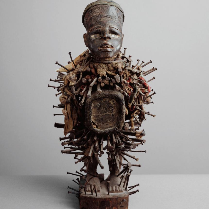 A central African power figure (nkisi n’kondi) YALE UNIVERSITY ART GALLERY, NEW HAVEN