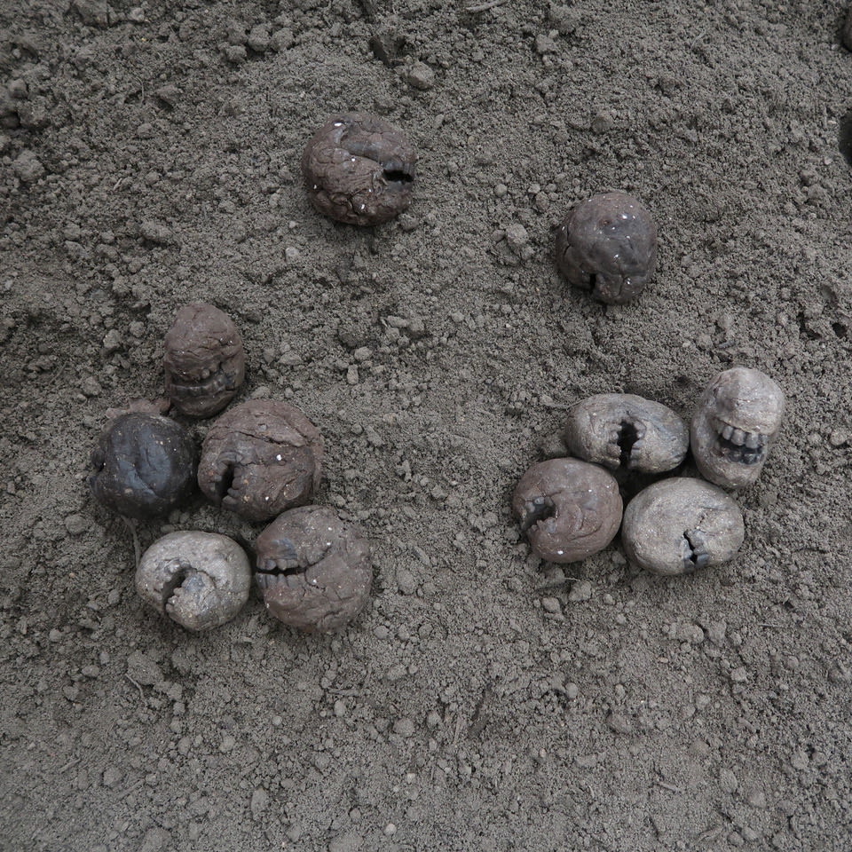 Rona Pondick, Dirt Head (detail), 1997. © Rona Pondick