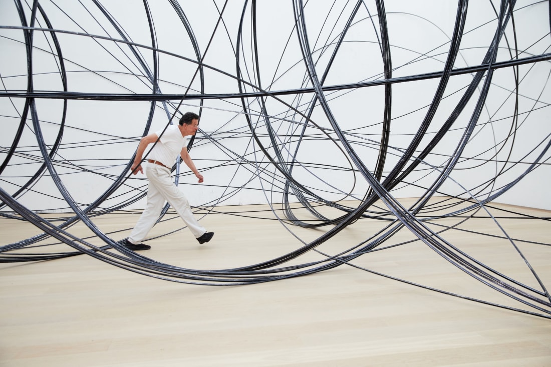 Antony Gormley in Clearing (2020). Photo: Lidian van Megen. © Antony Gormley 2022. All rights reserved