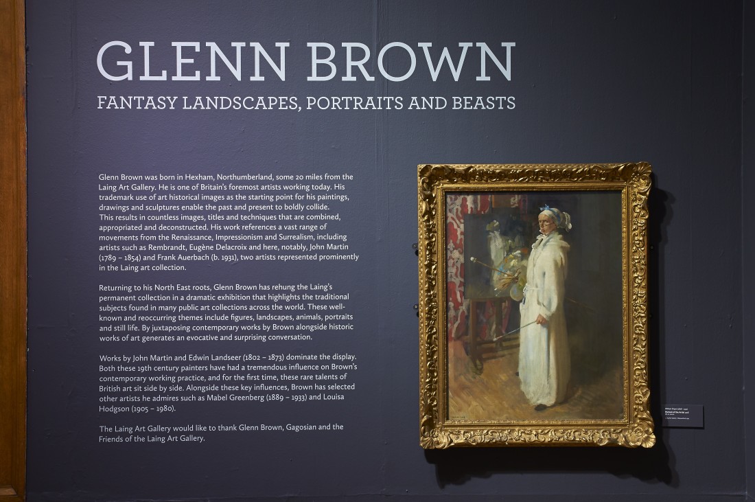 Glenn Brown Fantasy Landscapes Portraits And Beasts Laing