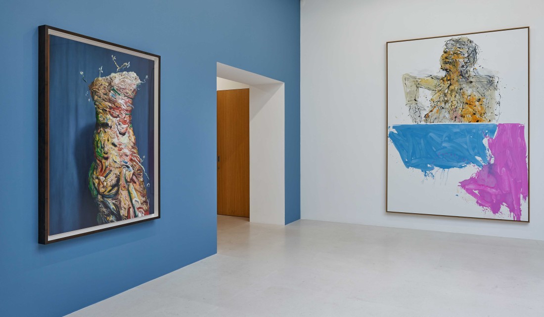 <p>© Glenn Brown © George Baselitz</p><p>photo: Thomas Lannes. Courtesy Gagosian</p>