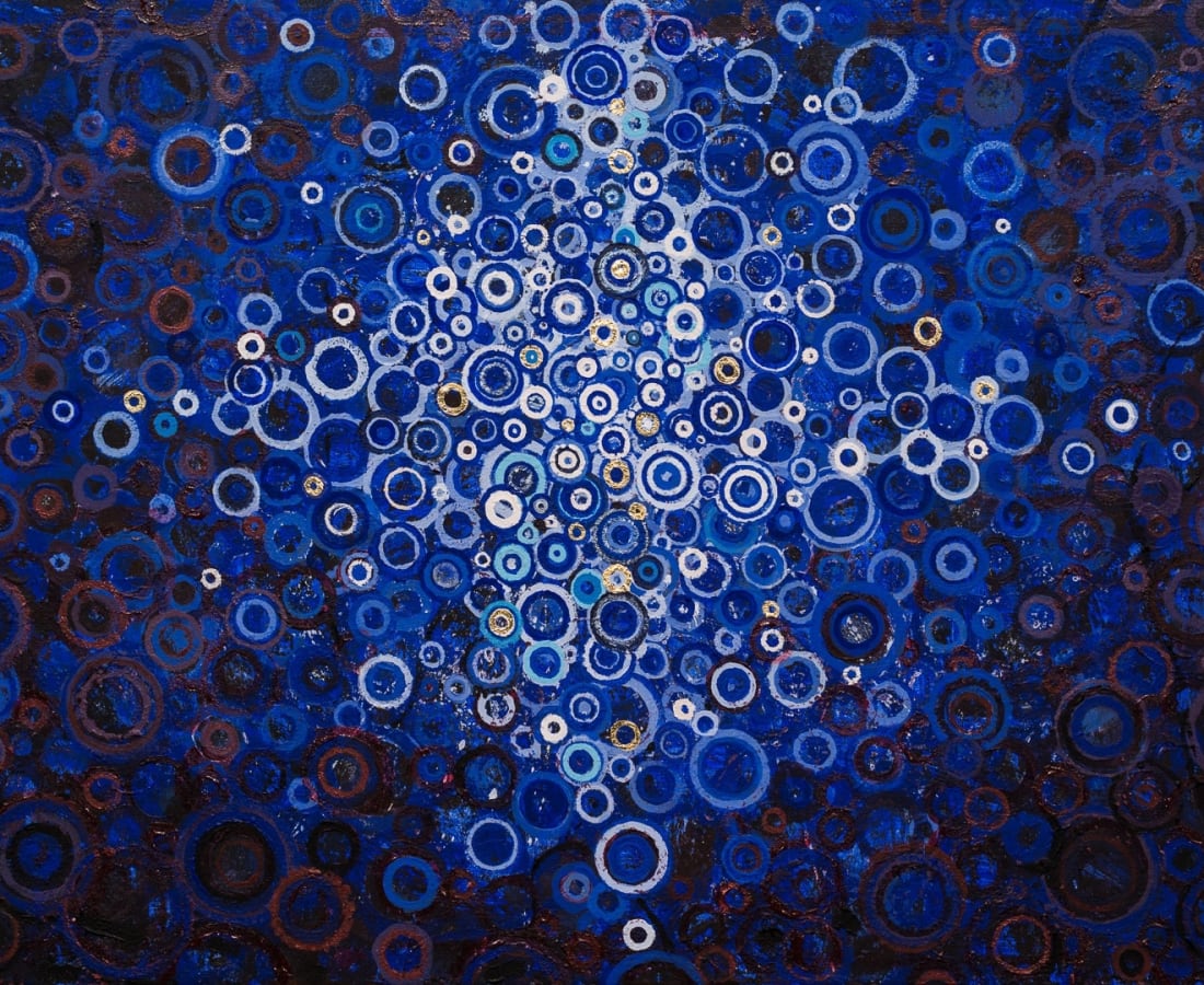 Randall Stoltzfus, Blue Eddy, 2016