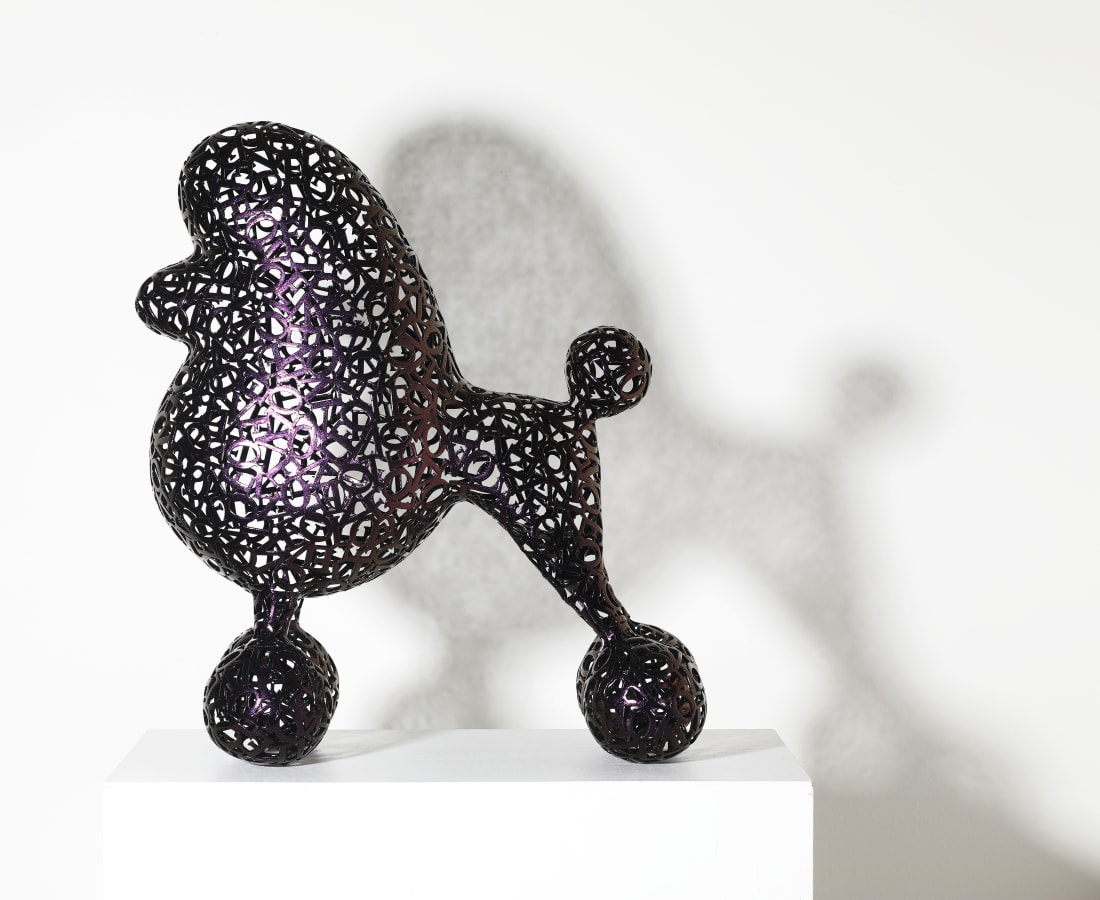 Byung Jin Kim, Toy Love - Poodle (Pearlescent Black), 2019