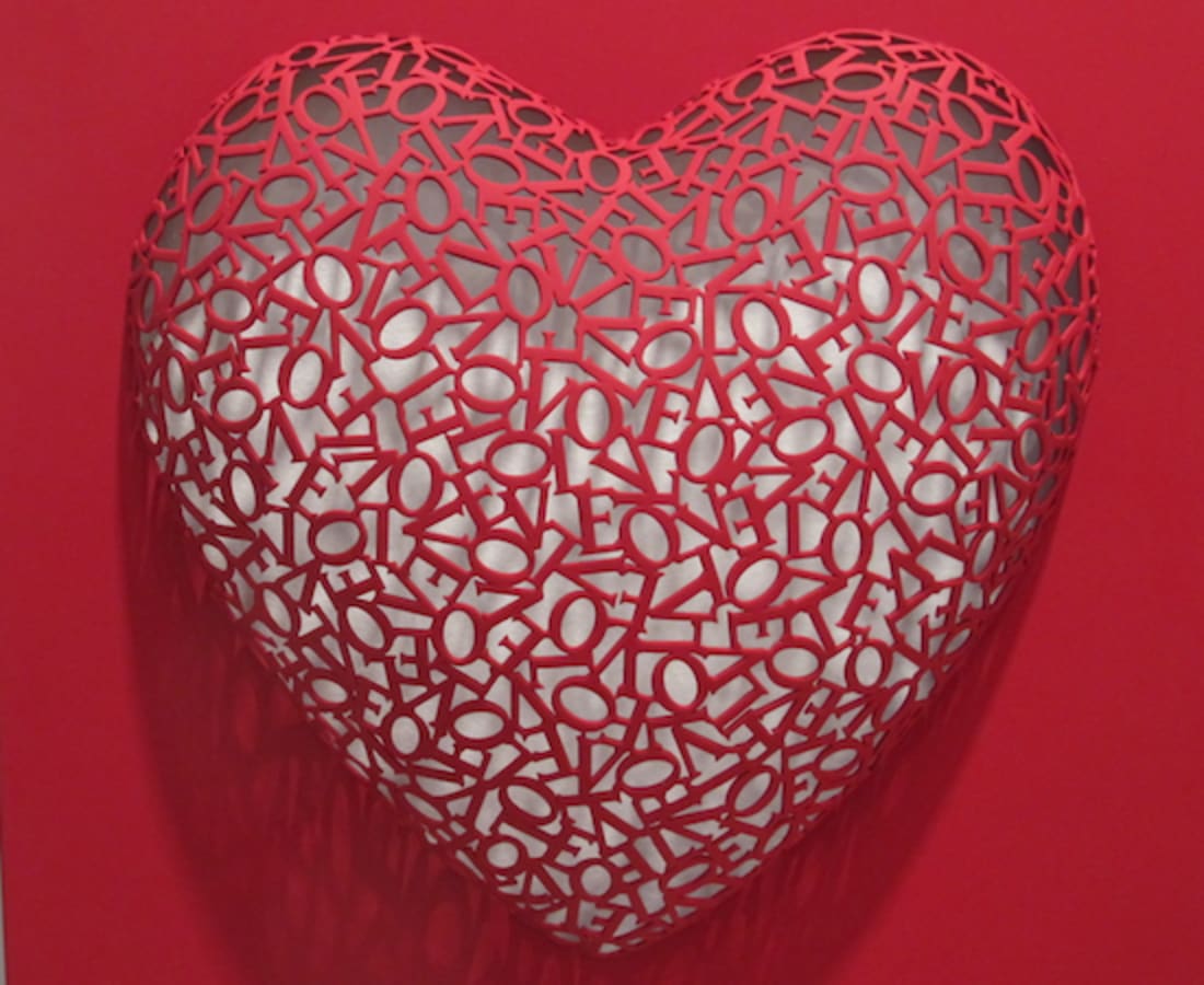 Byung Jin Kim, Love-Love (Red, matte), 2016