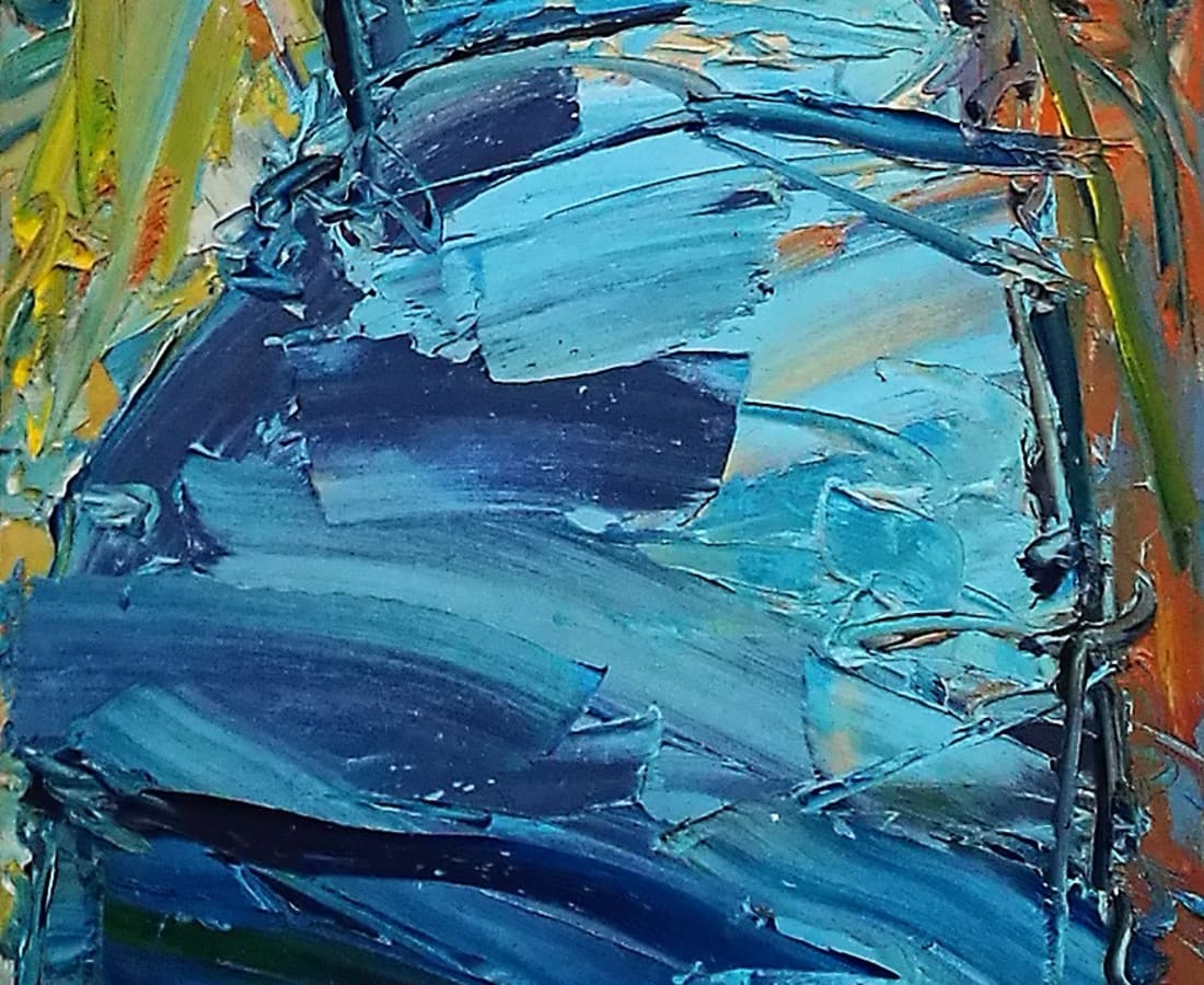 Ablade Glover, Blue Profile, 2017