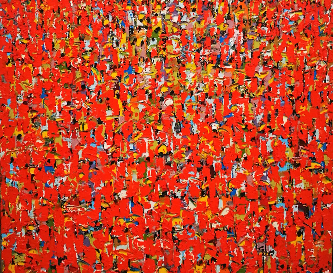 Ablade Glover, Red People, 2017