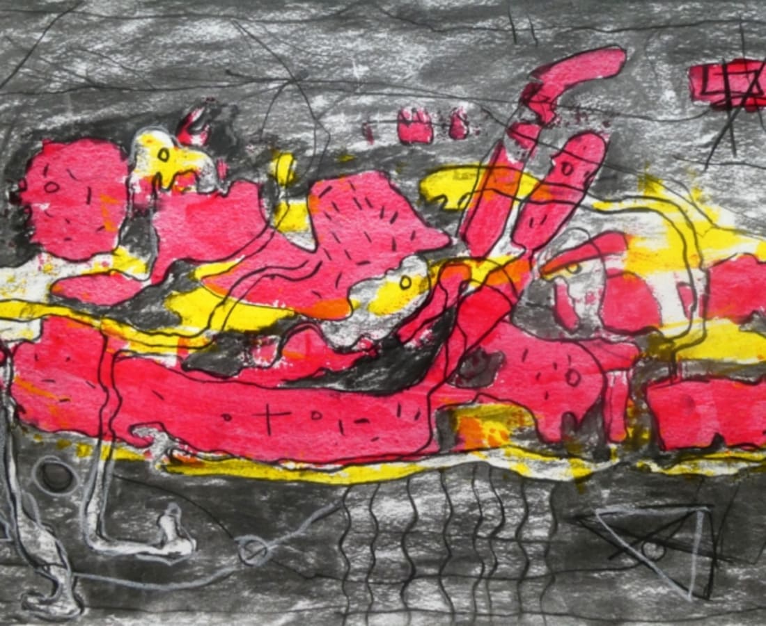 Rodrigue Obodjé, Traces dans la forêt, 2019