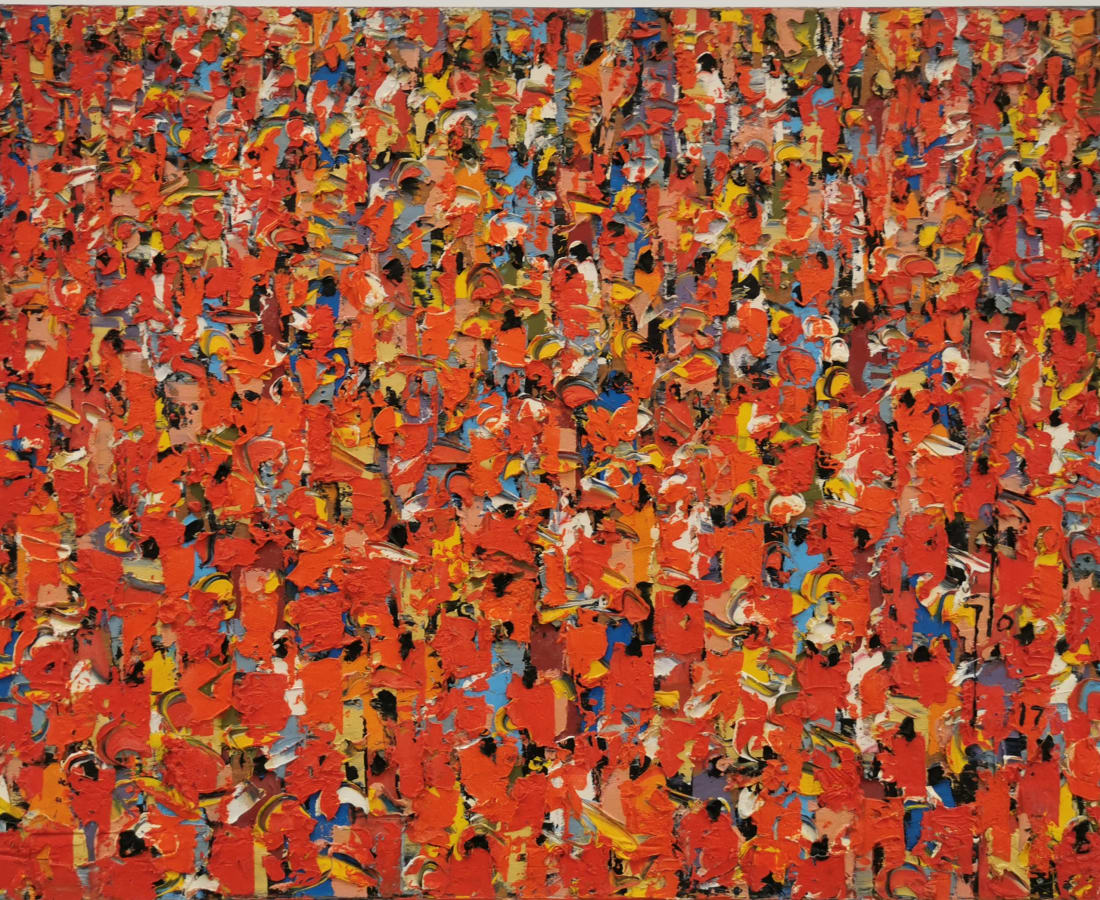Ablade Glover, Red People, 2017