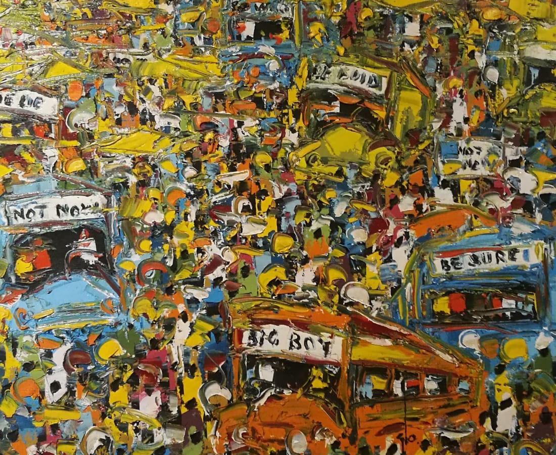 Ablade Glover, Lorry Station, 2017