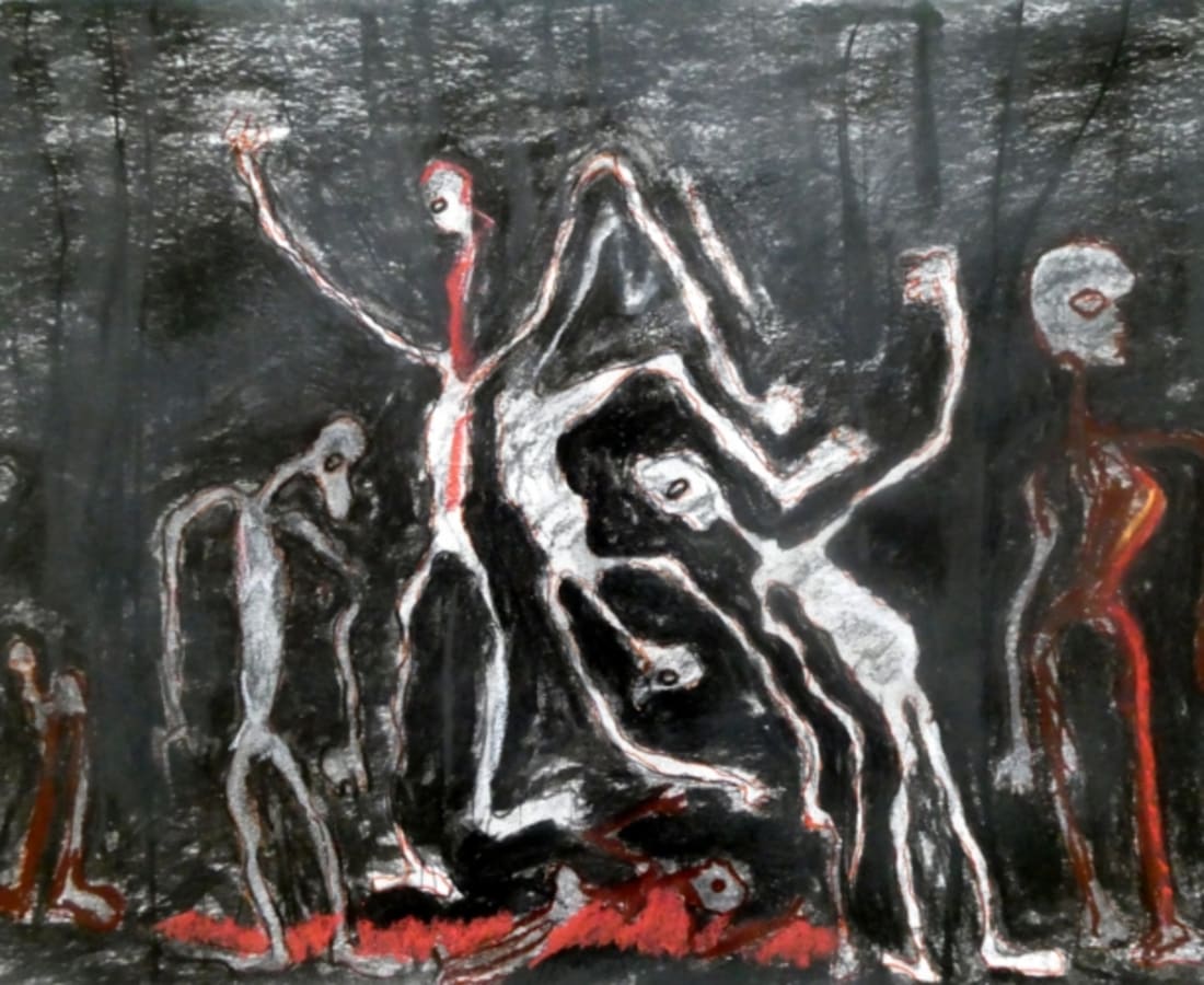 Rodrigue Obodjé, Esprits de la forêt 5, 2019