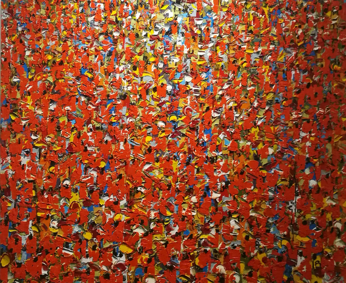 Ablade Glover, Red People, 2018