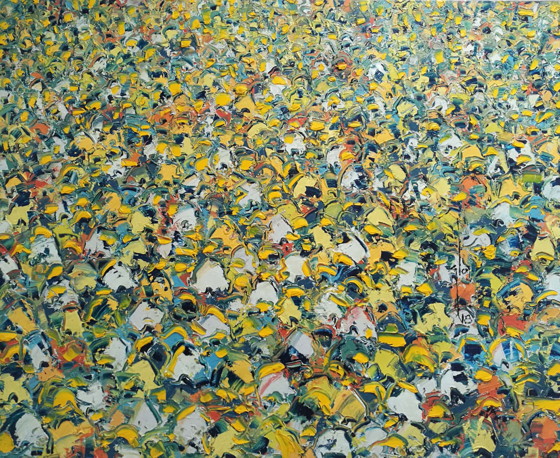 Ablade Glover, Yellow Prayer, 2018