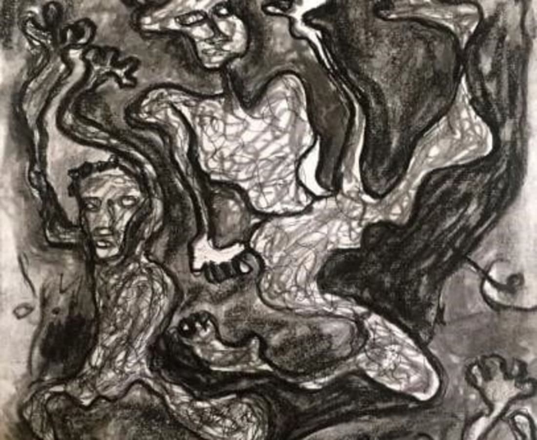 Rodrigue Obodjé, Traces 6, 2019