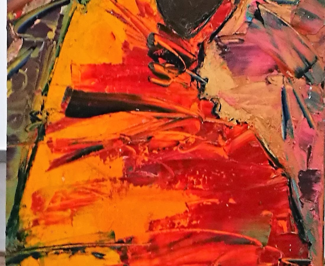 Ablade Glover, Red Profile, 2017