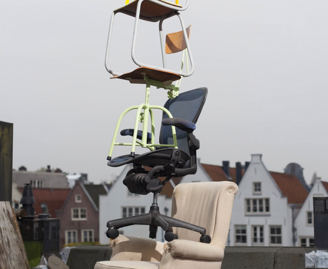 Bart Eysink Smeets, Five Chairs On The Roof