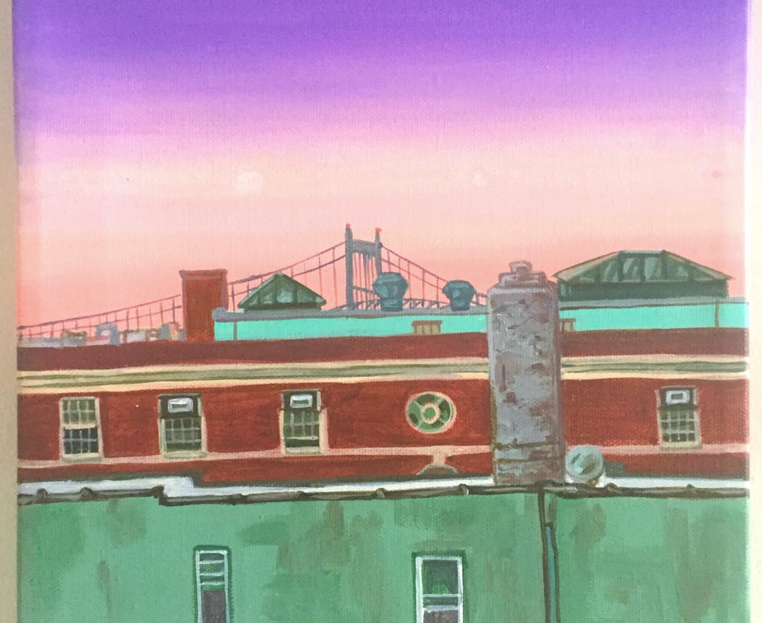 Victoria Borisova, Sunset over Astoria, 2018